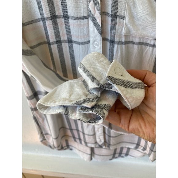 Anthropologie Rails Plaid Flannel Button Down Shirt - Picture 8 of 11